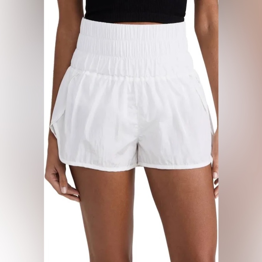White Free People Way Home Short
